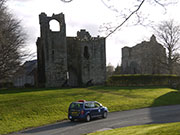 Scott's taxi at Etal Castle, Northumberland